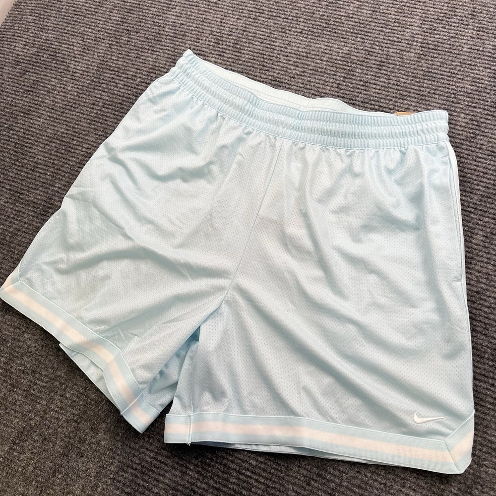 Nike DNA Mens XL Dri-FIT 6" UV Woven Basketball Shiny Blue Shorts FV4933-476 NWT